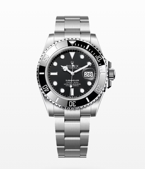 VS공장 롤렉스 서브마리너 41 블랙데이트 스틸 오이스터브레이슬릿 2824
