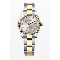 AR공장 롤렉스 레이디 데이저스트 31 옐로우골드콤비 실버다이얼 텐포인트 오이스터브레이슬릿 10P