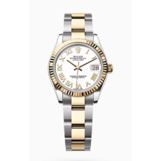 AR공장 롤렉스 레이디 데이저스트 31 옐로우골드콤비 화이트다이얼 로만인덱스 오이스터브레이슬릿