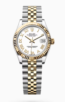 AR공장 롤렉스 레이디 데이저스트 31 옐로우골드콤비 화이트다이얼 로만인덱스 쥬빌레브레이슬릿