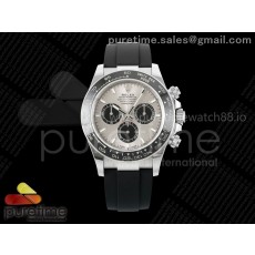 VS공장 롤렉스 데이토나 스틸 실버다이얼 러버스트랩 텅스텐 Daytona 126519 VSF 1:1 Best Edition Gray/Black Dial on Oysterflex Strap VS4131 V2 (Weighted)