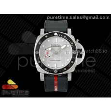 VS공장 파네라이 PAM1681 루나 로사 서머시블 그레이페브릭스트랩 PAM1681 Luna Rossa Submersible VSF 1:1 Best Edition on Gray Fabric Strap P900