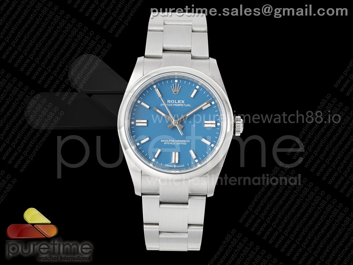 KR공장 롤렉스 오이스터퍼페츄얼 36 블루다이얼 브레이슬릿 Oyster Perpetual 126000 36mm KRF 1:1 Best Edition 904L Steel 2025 Blue Dial VR3230