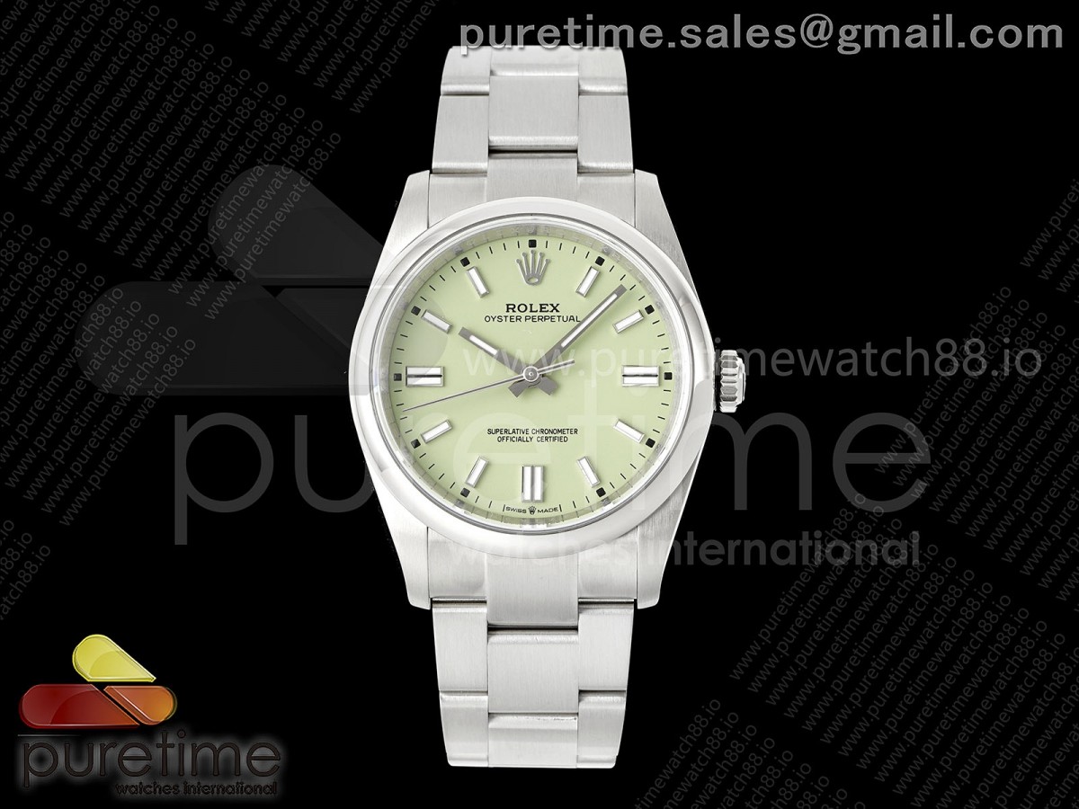 KR공장 롤렉스 오이스터퍼페츄얼 36 피스타치오그린다이얼 브레이슬릿 Oyster Perpetual 126000 36mm KRF 1:1 Best Edition 904L Steel 2025 Pistachio Green Dial VR3230
