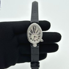 TA공장 브레게 네이플 다이아몬드베젤 자개다이얼 가죽스트랩