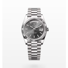 VS공장 롤렉스 데이데이트 40 스틸 그레이다이얼 프레지던트브레이슬릿 DayDate 40mm Flt SS/SS Grey/Stk VSF VS3255