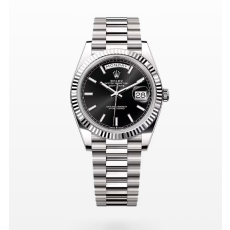 VS공장 롤렉스 데이데이트 40 스틸 블랙다이얼 프레지던트브레이슬릿 DayDate 40mm Flt SS/SS Blk/Stk VSF VS3255