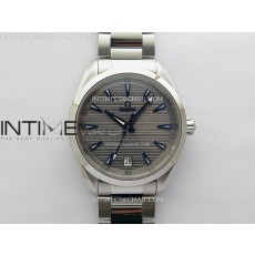 N1공장 오메가 씨마스터 아쿠아테라 150m 실버다이얼 브레이슬릿 Aqua Terra 150M Master Chronometers N1F Best Edition Gray Textured Dial on SS Bracelet A8900