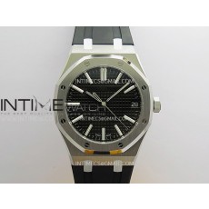 [26.01 UP] DD공장 오데마피게 로얄오크 15510 블랙다이얼 러버스트랩 Royal Oak 41mm 15510 SS DDF 1:1 Best Edition Black Dial On Black Rubber Strap Super Clone DD4302