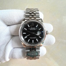 국내배송!! Clean공장 롤렉스 데이저스트 36 스틸 블랙다이얼 플루티드베젤 쥬빌레브레이슬릿 (고유번호 WC21)